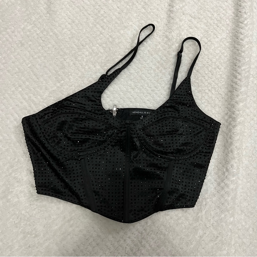 Pacsun one shoulder sparkle top